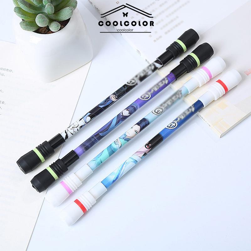 COD❤️Spinning Pen Murah LED Rotating Gaming Pen Oily Luminous Pen Balance Pen Fleksibel Untuk Pemula Berputar- cl