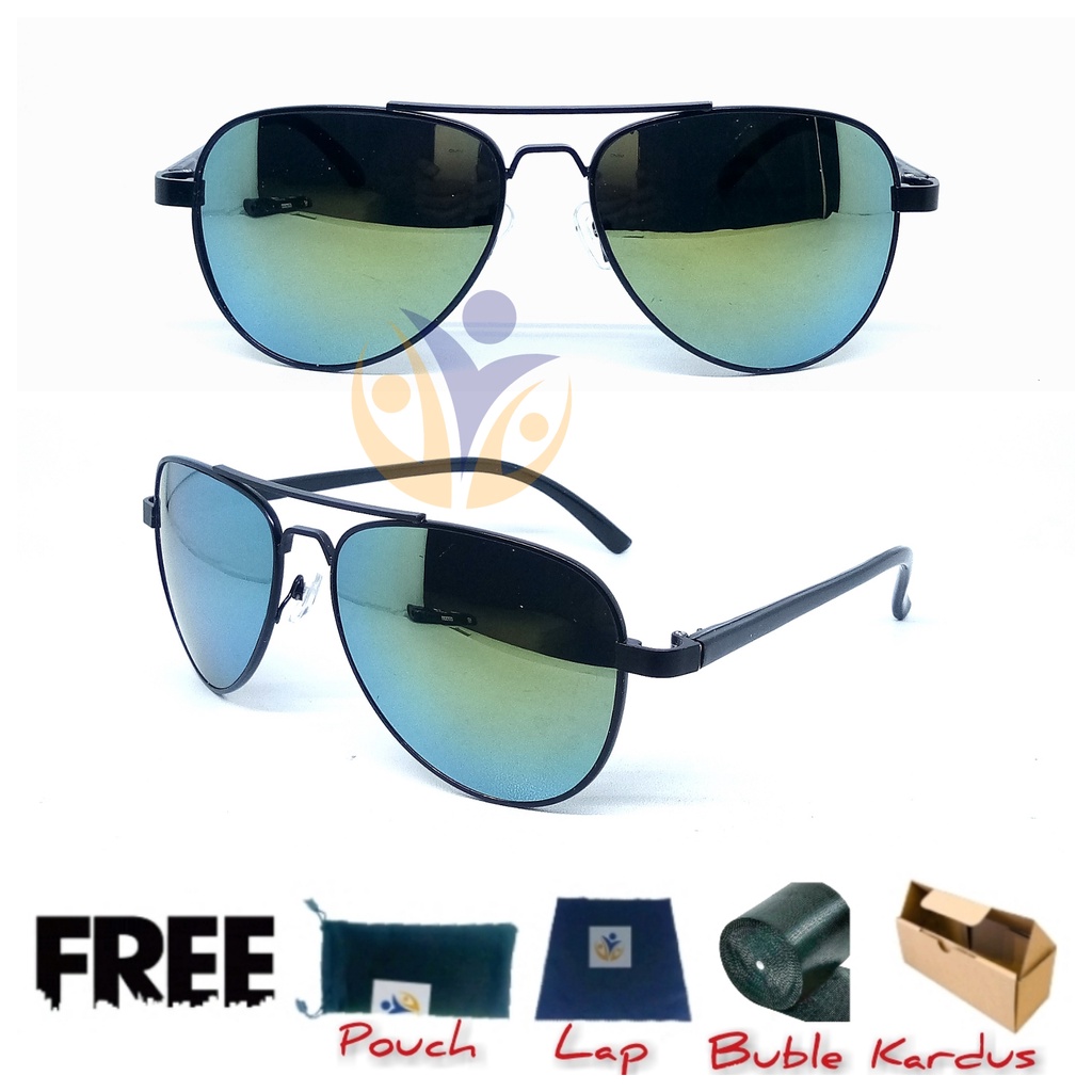 Kacamata Hitam Aviator UV Protection