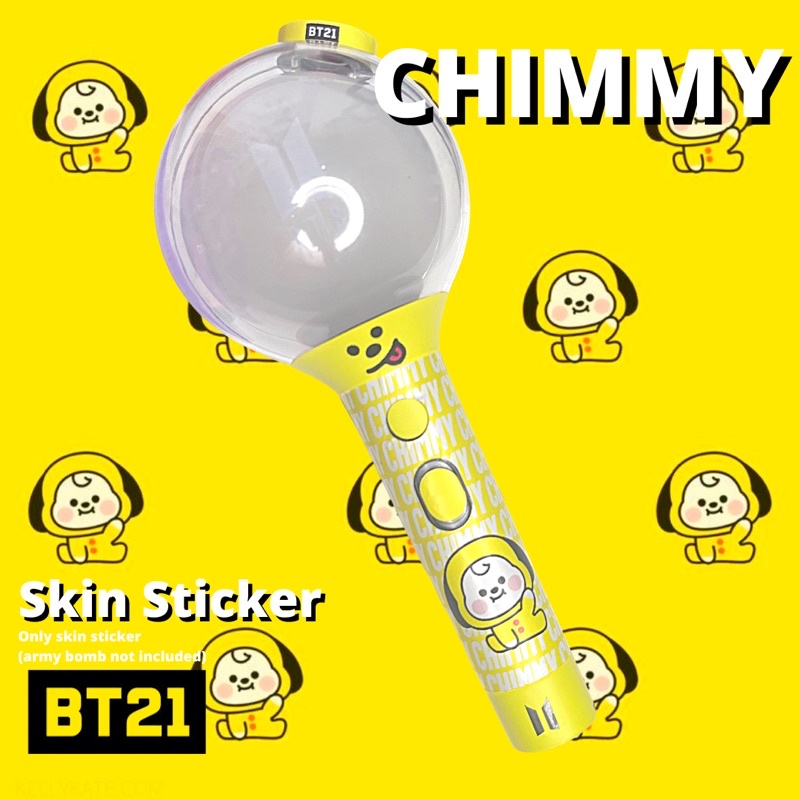 CHIMMY Skin Sticker Army Bomb Light Stick BTS (Sticker saja)
