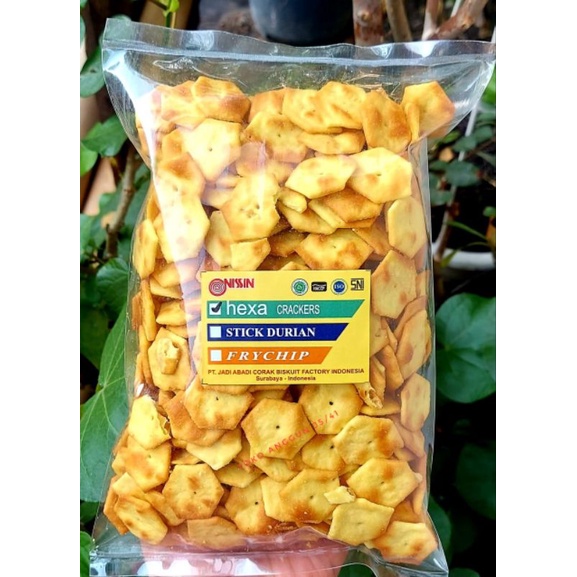 

hexa crackers / hexa rasa bawang putih/ hexa crackers by nissin