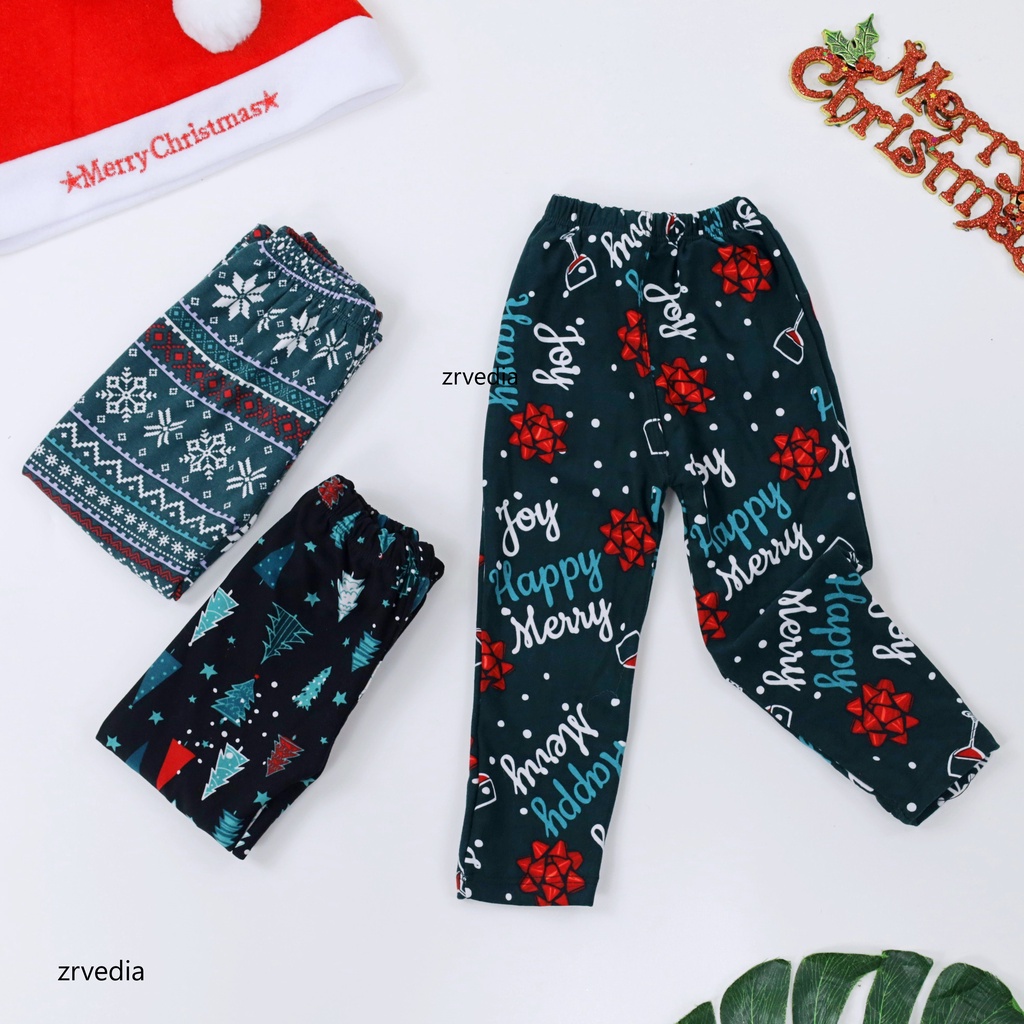 [KATUN KOREA] Legging Cecilia uk Bayi 3-12 Bulan IMPORT PREMIUM / Celana Panjang Anak Perempuan IMPORT SPESIAL CHRISTMAS