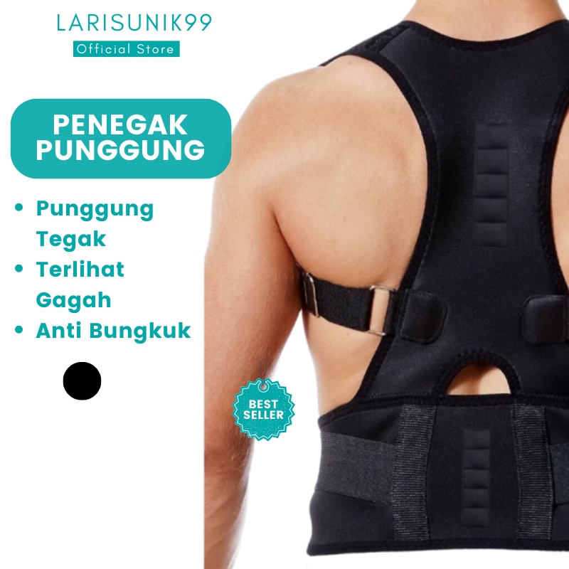 Sabuk Penyangga Punggung Korset Kesehatan Alat Terapi Penegak Punggung Posture Support Corector