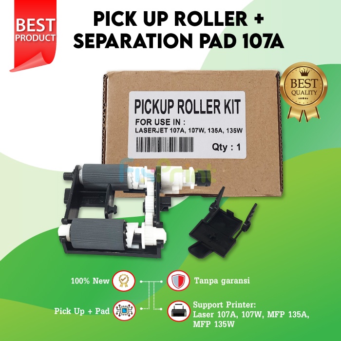 PICKUP PICK UP ROLLER + SEPARATION LASERJET 107A SET Roller Kit Laser 107 A 107W MFP 135A 135W