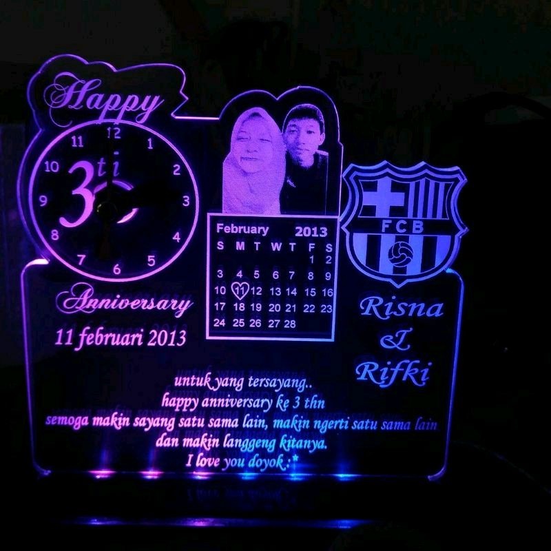 Termurah !! Kado Unik Lampu Hias Foto cocok untuk hadiah ulang tahun