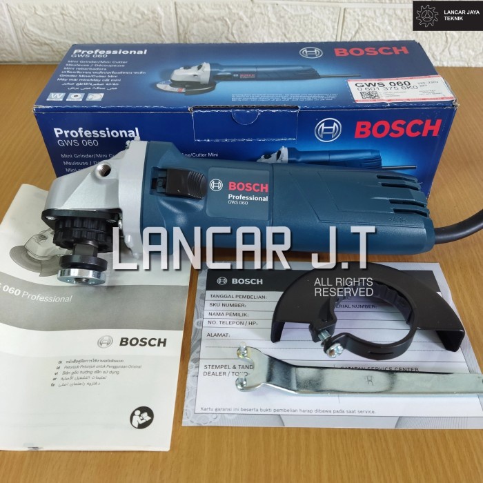 Bosch Gws 060/Gerinda Tangan 4 Inch Bosch/Gerinda Listrik Bosch Gws060