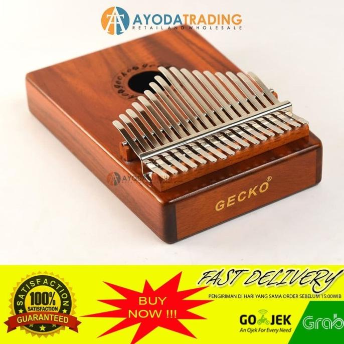 Paket Authentic Gecko Kalimba Acaccia K17K Hard Case