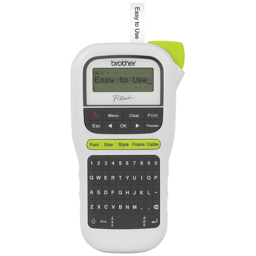 

BROTHER PT-H110 PRINTER LABEL TZE, OFFICE MODEL, UP TO 12MM WARANTY 3TAHUN REPLACEMENT PT-H105