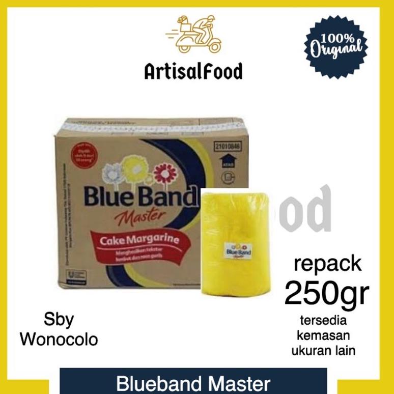 

ㆄ BLUEBAND 250 gr Master Cake Margarine Margarin Mentega Kuning 250gr / Blue Band Kiloan ↵