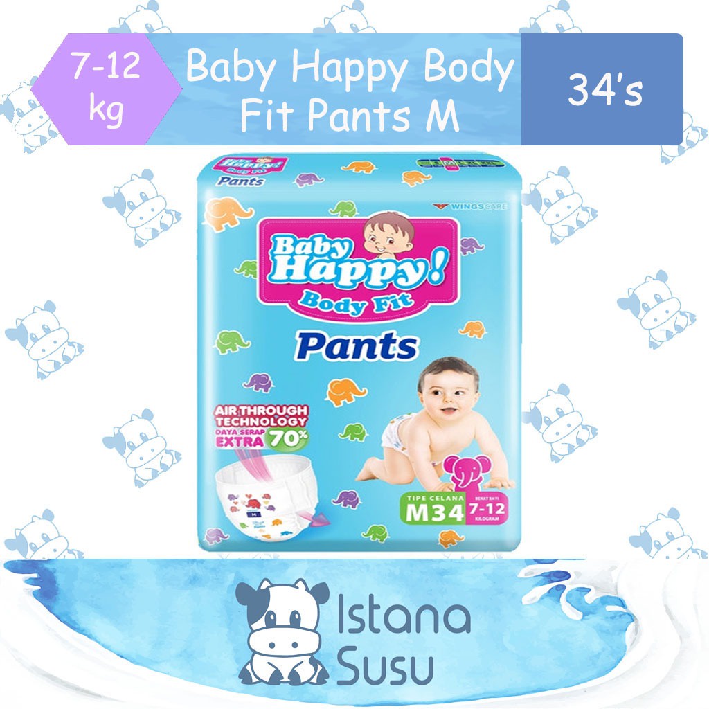 Baby Happy Body Fit Pants M 34
