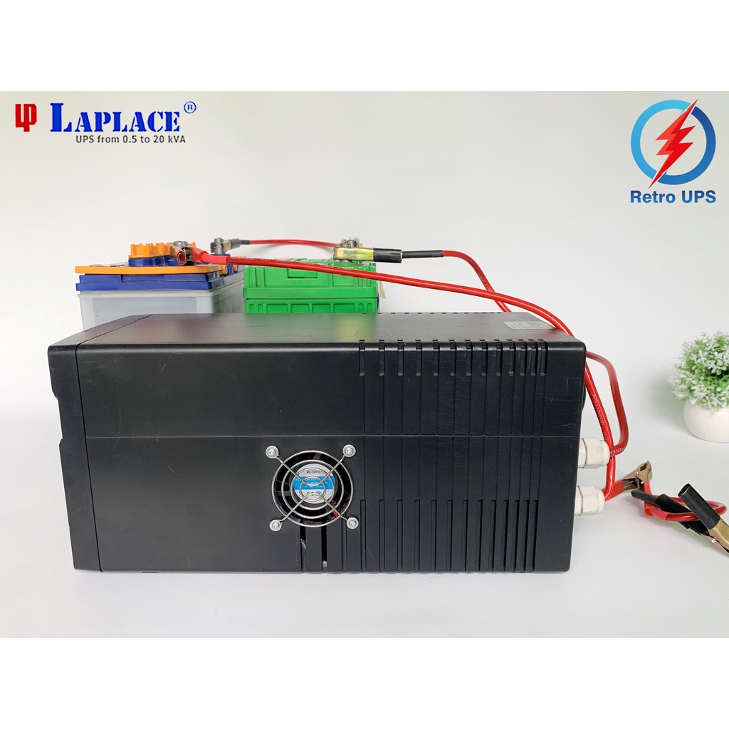 UPS Modif Modifikasi Aki External Laplace Neutron 1250 600W 1250VA 24V