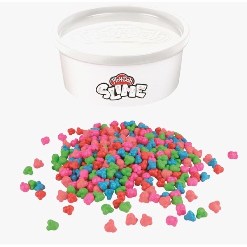 Play-Doh Slime Popmix Toy Popcorn-Themed Mixing Kit for Kids 3 Years and Up, Single 3.15 oz White Can with Multicolor Plastic Mix-ins