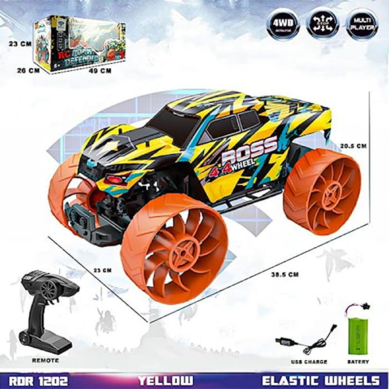 PROMO RDR1202 Elastic Wheels RC Offroad 4X4 4WD Buggy Rock Crawling