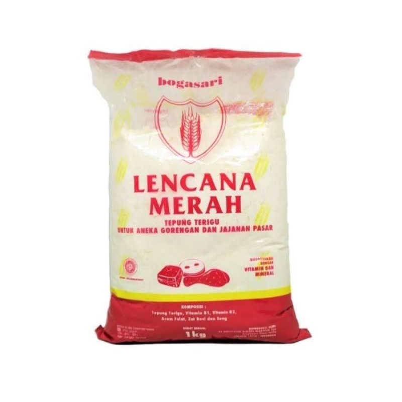 

TEPUNG TERIGU LENCANA MERAH 1 kg