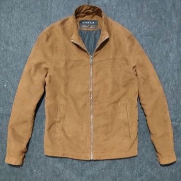 ZARA MAN SUEDE JACKET PRELOVED ORIGINAL PRIA