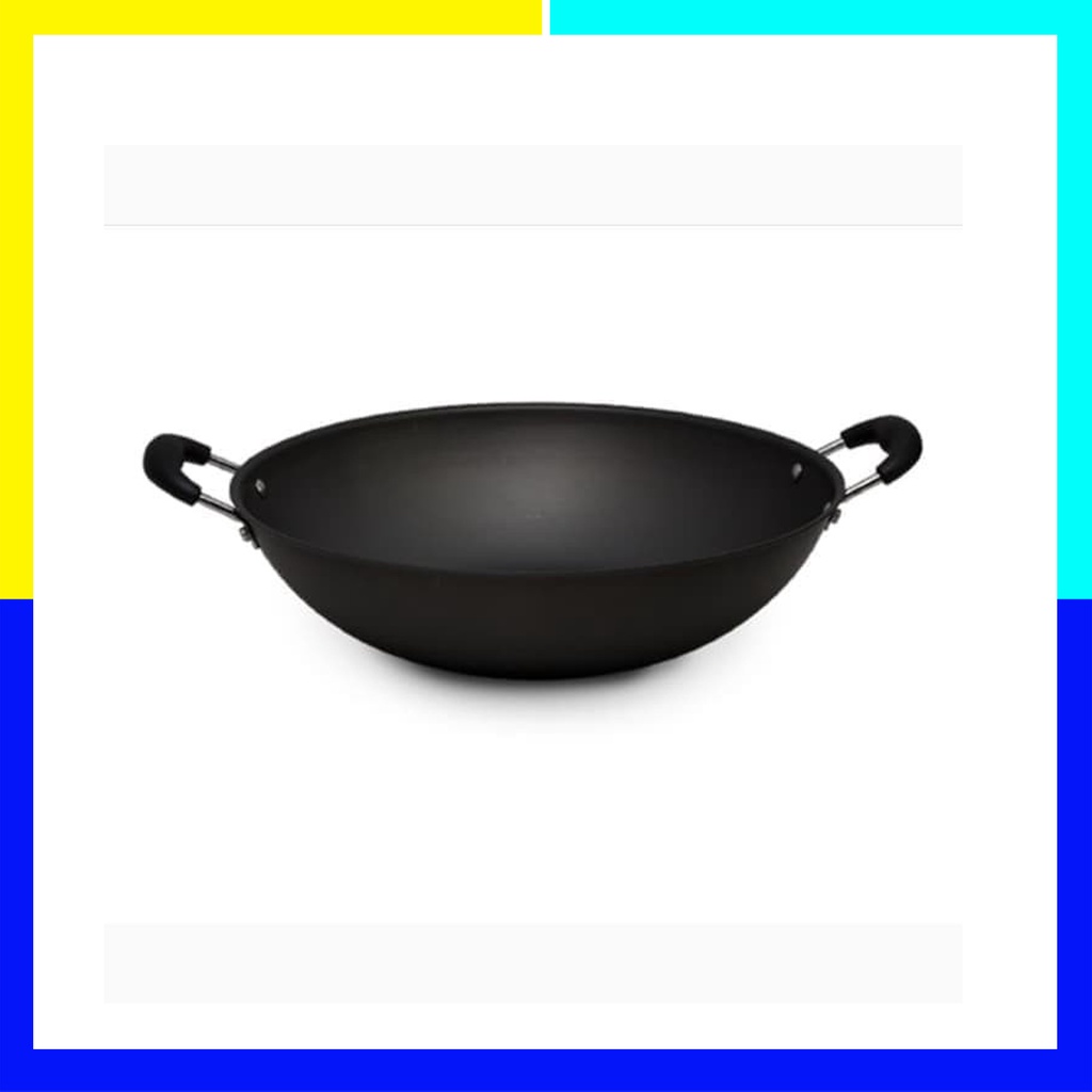 Wajan Penggorengan Wok Kirin 28 cm - Serunai Series / Fry Pan