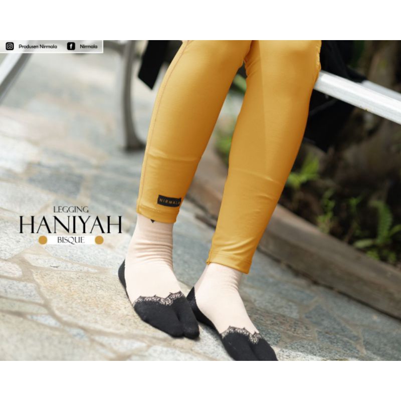 LEGGING HANIYAH ORIGINAL BY NIRMALA BAHAN JERSEY TEBAL PREMIUM