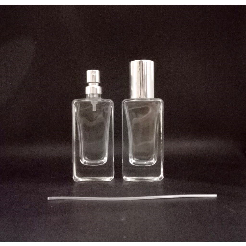 Botol Parfum v32652 pump premium silver cap 33 mm