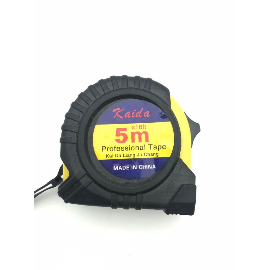 Meteran 5 Meter 5M Measuring Tape 5meter Tukang Gulung Otomatis Automatic Roll Rolling Anti Macet Bahan PVC Bagus