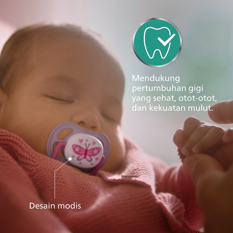 Philips Avent Soother Ultra Air Happy 0-6m Empeng Bayi