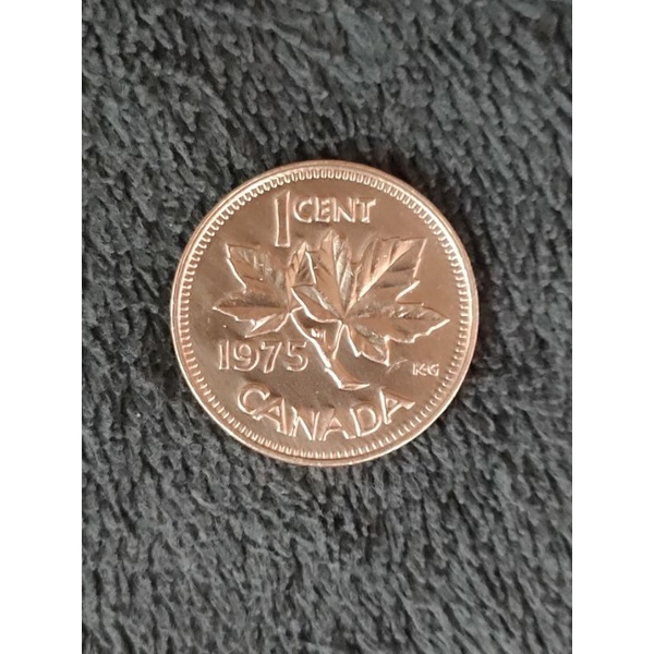 Bm-043Koin Asing Canada 1 Cent