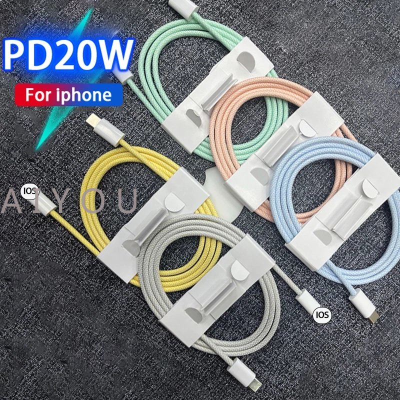 Kabel Charger USB Tipe C 20W Ke PD Untuk iPhone 14 11 12 13 Pro MAX XS MAX XR X SE 7 8 6 6S Plus iPad air mini