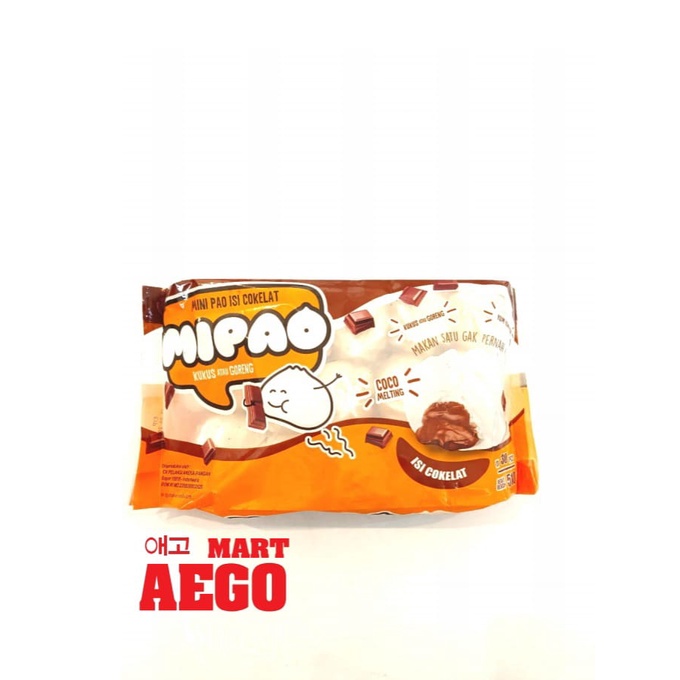 

Mipao mini bapao rasa coklat 510gr isi 30pcs