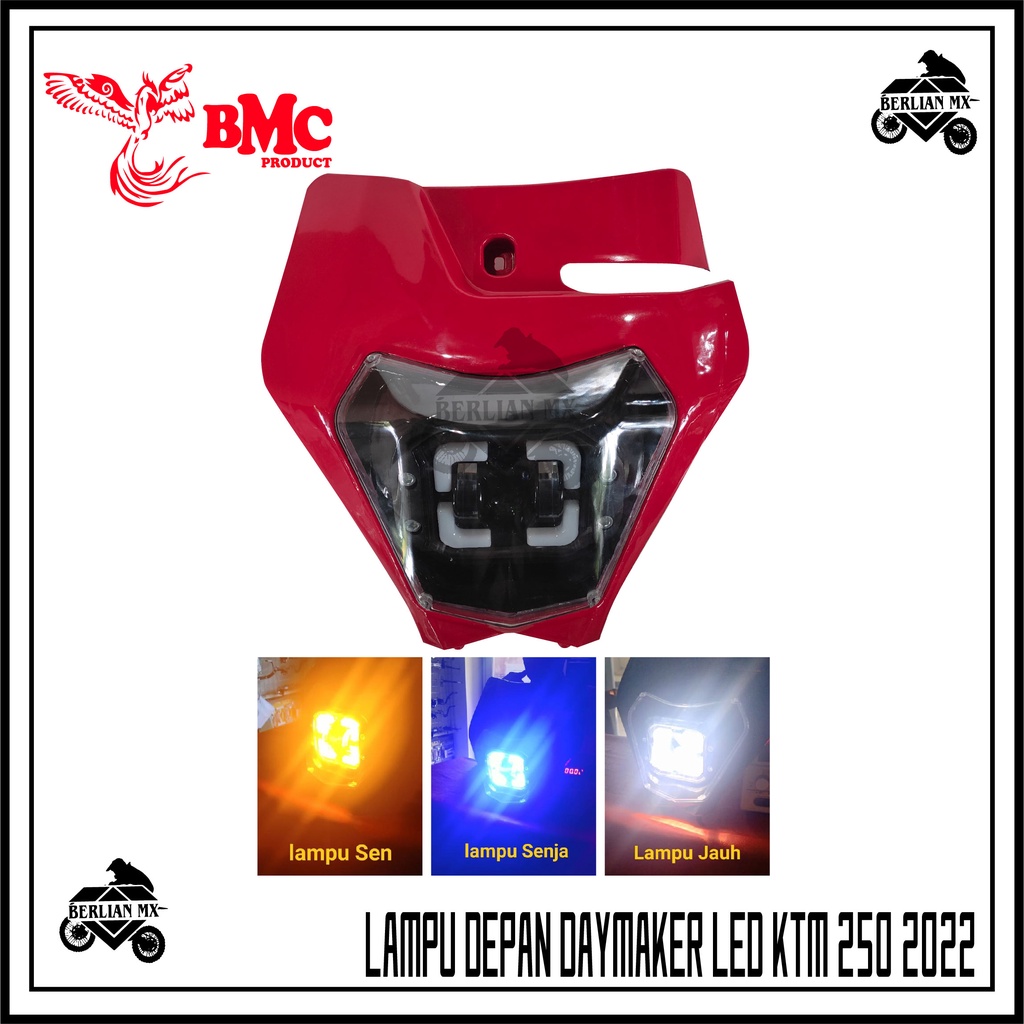 Headlamp reflektor LED DAYMAKER Lampu depan trail KTM 250 2022