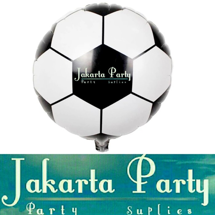 Balon foil sepak bola / foil football / balon foil bulat