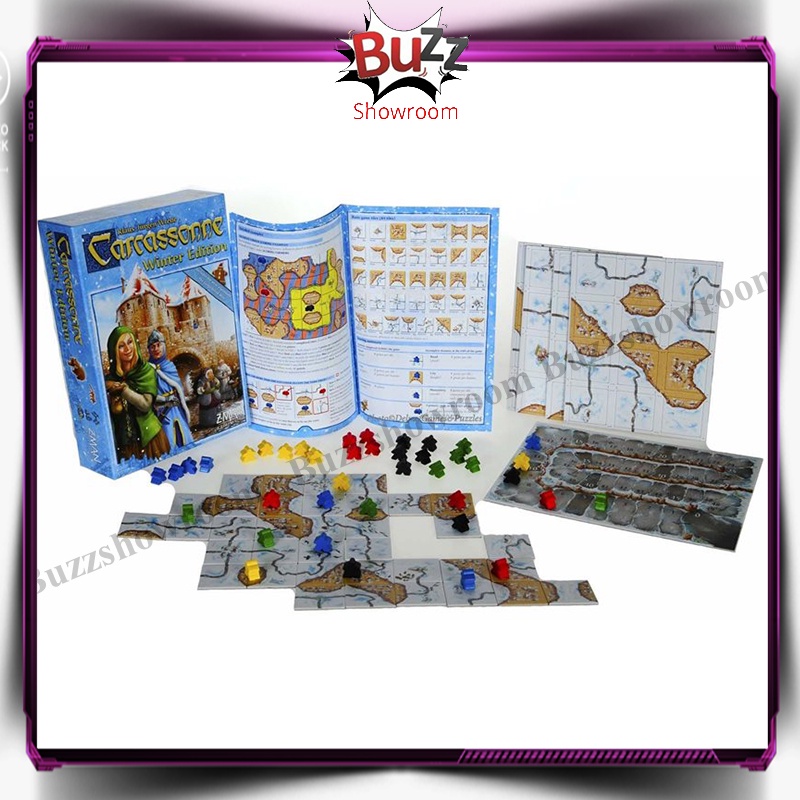 Carcassonne Winter Edition Board Games Card Game