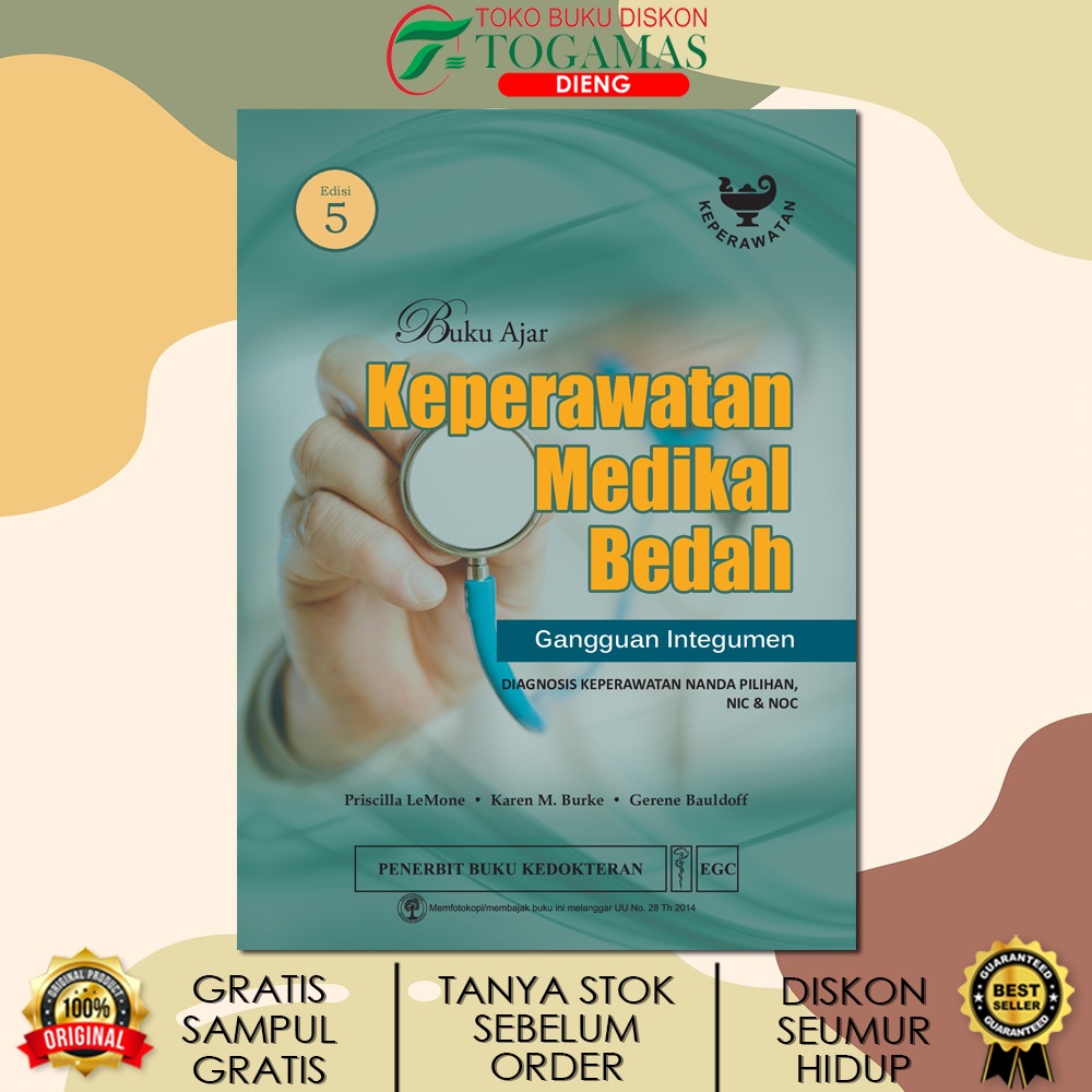 Jual Buku Ajar Keperawatan Medikal Bedah Gangguan Integumen Ed 5 Karya