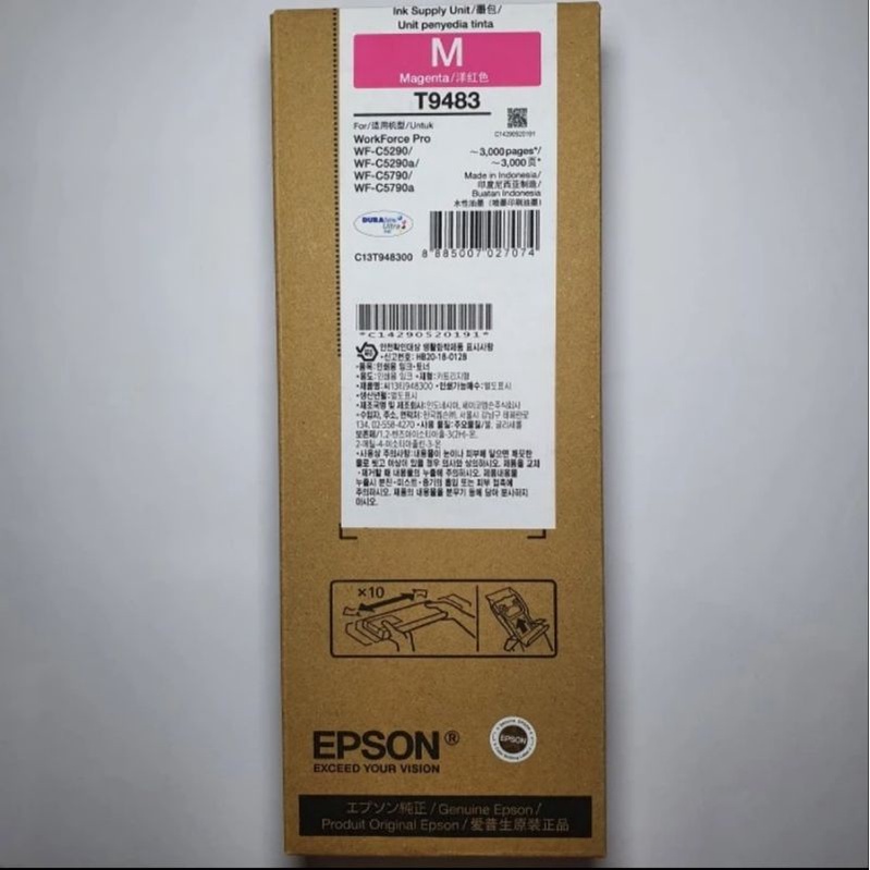 Tinta Epson T9481 T9482 T9483 T9484 Original WF-C5290 WF-C5790