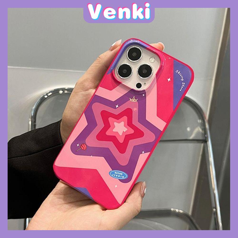 Case iPhone 14 Pro Max TPU Soft Case Start Circle Glossy Pink Purple Candy Case Camera Protection Shockproof For iPhone 14 13 12 11 Plus Pro Max 7 Plus X XR