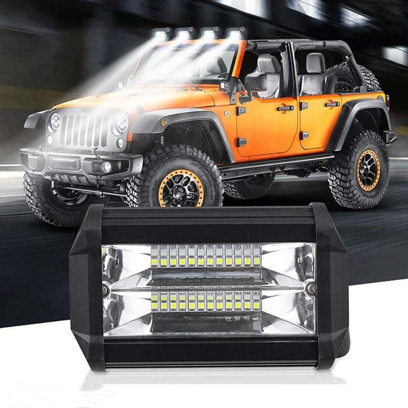 Lampu LED  CWL 24 Mata 2 susun 24 volt 72 Watt Offroad  Mobil Truk