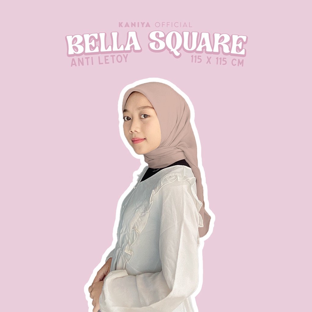 Bella Square / Hijab Segi Empat / Segi Empat Polycotton/Hija Polycotton By Kaniya