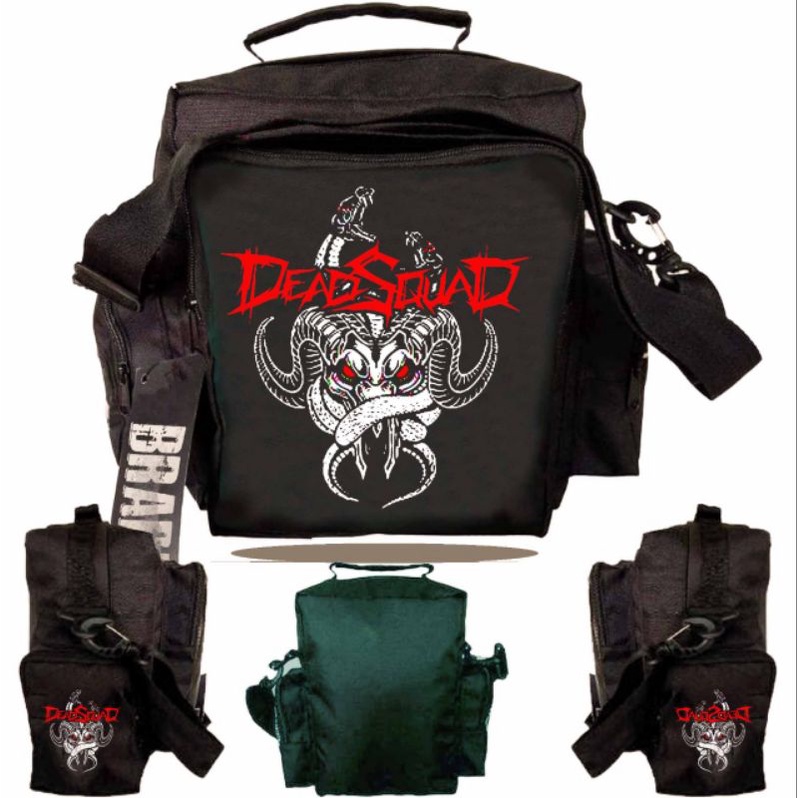 tas selempang band metal,tas selempang ,tas band dead squad,tas pria,tas treveling tas prapatan rebe