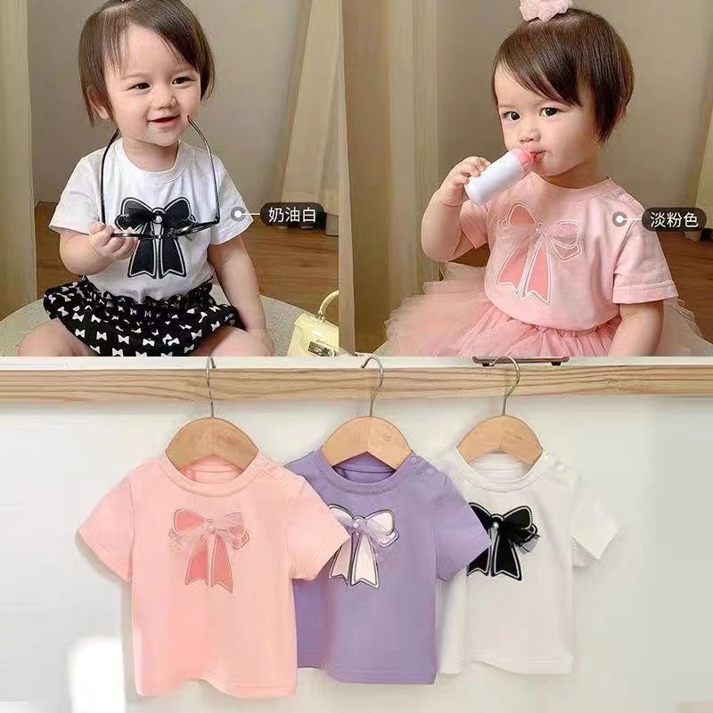 [PRINCESS KESLI] 1-8 Tahun Gadis T-shirt lengan pendek/Kaos anak perempuan Lucu/kaos pesta anak cewe