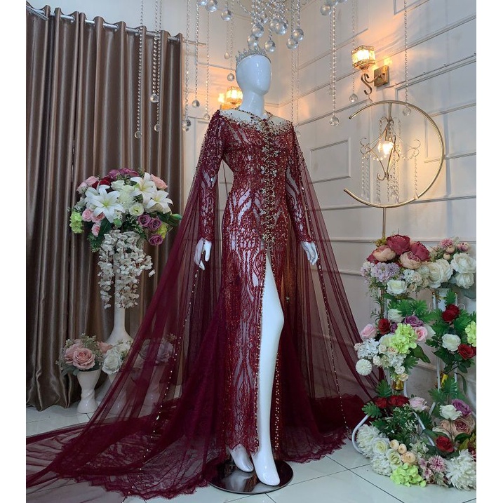 GAUN PENGANTINPEYET JEPANG/ GAUN PENGANTIN PREMIUM EKOR LANSUNG// GAUB MODERN  GAUN JUBAH || GAUN MEWAH  FUL PAYET || BAJU PENGPENGANTEN TERBARU 2021