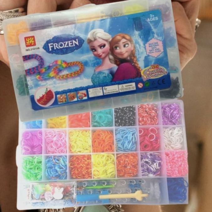 RAINBOW LOOM BANDS / GELANG KARET WARNA WARNI TALI KARET LOOM BAND