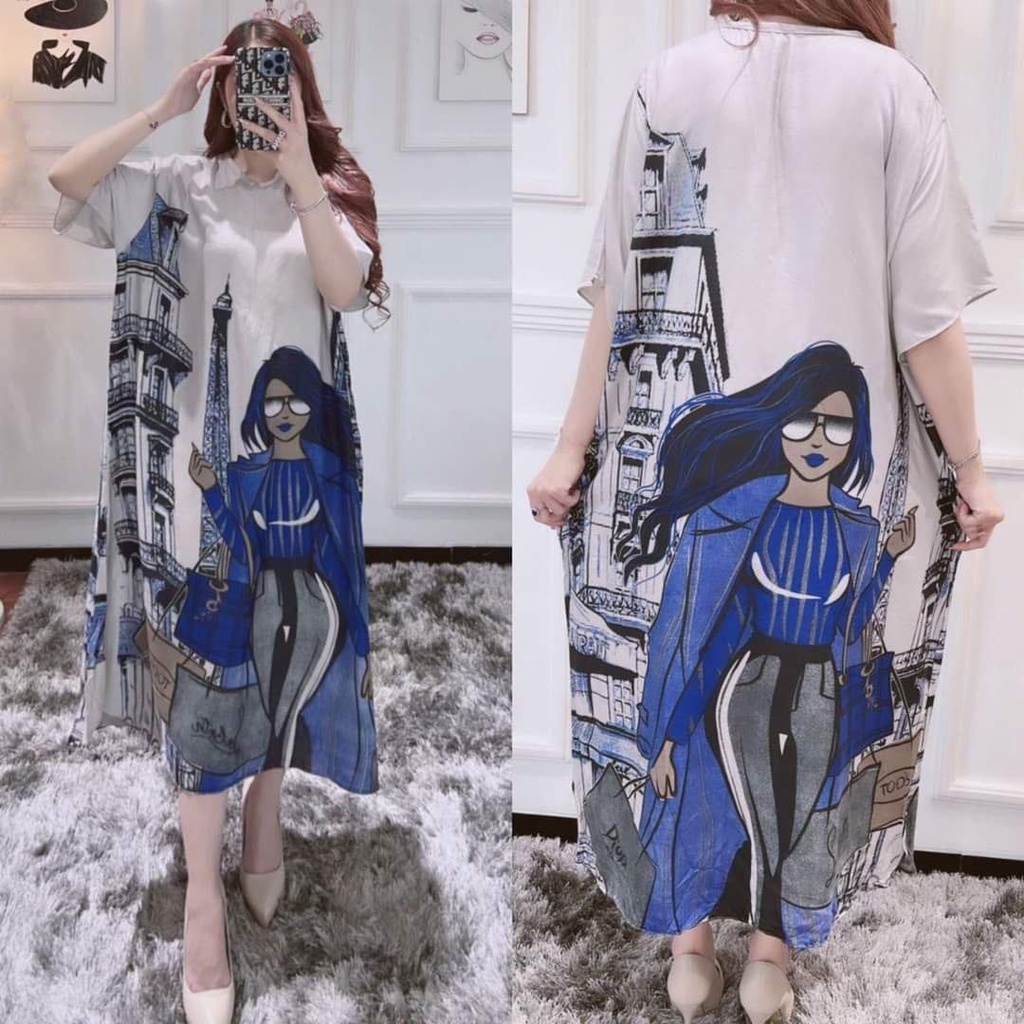 Sofia Dress - Dress Wanita Jumbo LD 120 Motif Batik Karakter Busui Resleting Dress Kondangan