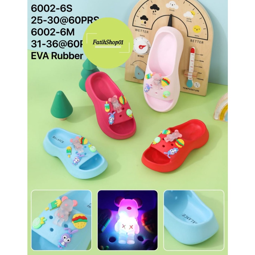 SANDAL SELOP PEREMPUAN TANGGUNG DUA VARIASI 6002-3M // SELOP ANAK PEREMPUAN TANGGUNG/sandal fuji