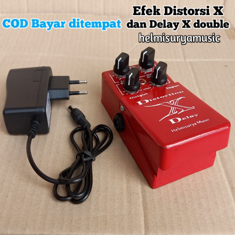 Efek distorsi delay double X NEW suara mantap