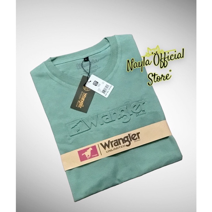 KAOS WRANGLER DISTRO PREMIUM BAJU KAOS PRIA LENGAN PENDEK M.L.XL / TSHIRT / KAOS EMBOS