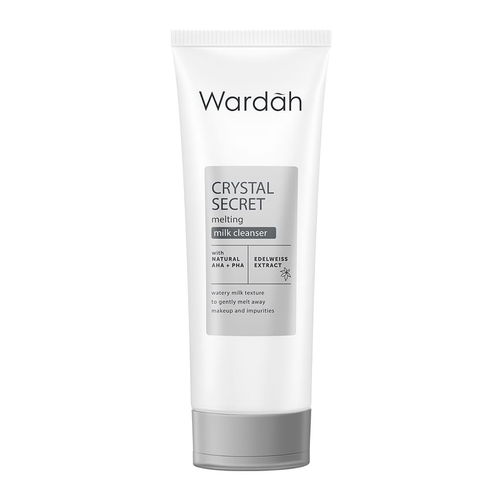 Wardah Crystal Secret Melting Milk Cleanser with Natural AHA+PHA 100 g