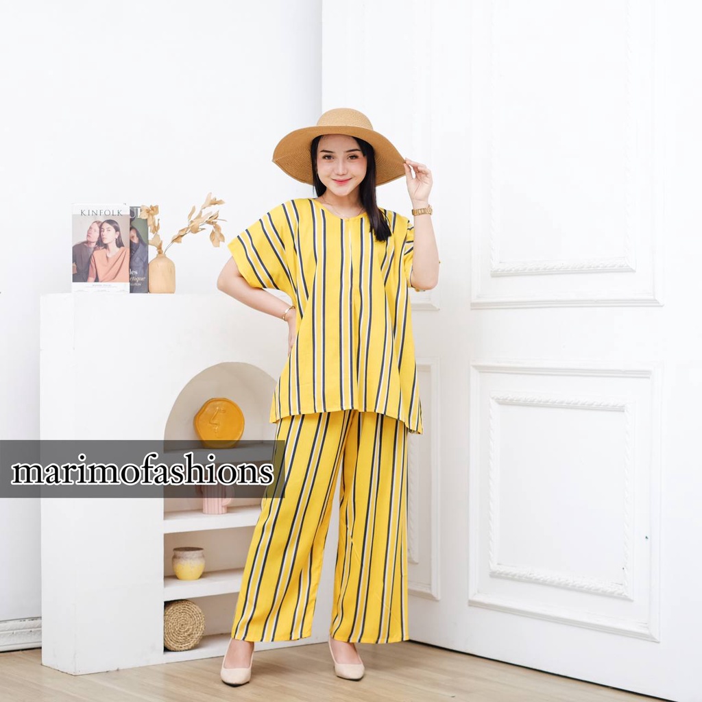 ONE SET WANITA AISYAH RAYON BEST SELLER LD 120 marimofashions