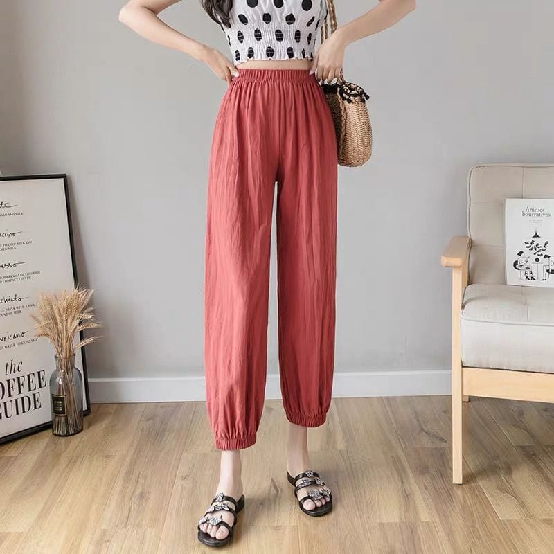 BEFAST - ZEC OOTD Celana Panjang Cewe MILA / Jogger Guide CRINCLE / Celana Wanita Keluaran Terbaru / Pakaian Casual Wanita Remaja / Celana Jogger Polos / Fashion Kekinian Remaja ABG / Outfit Wanita Kerja Trendy / Terlaris