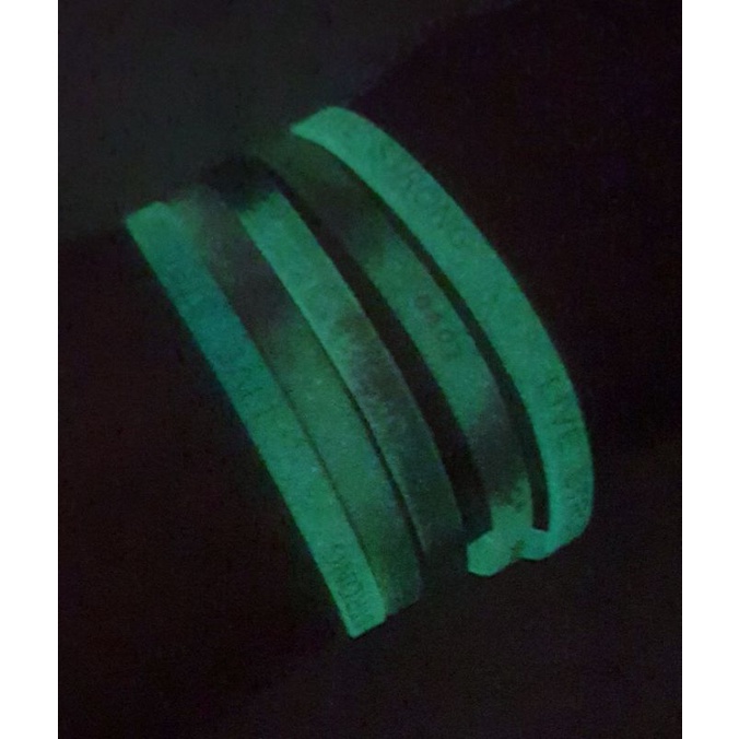 GELANG GLOW IN THE DARK FASHION SILIKON ALA KOREA