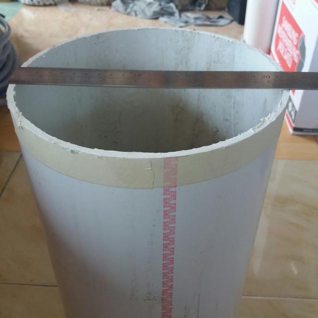 Pipa Air Pvc 8" inch D Per 50 Cm / Pipa 8 Inch / Pipa Paralon Pvc
