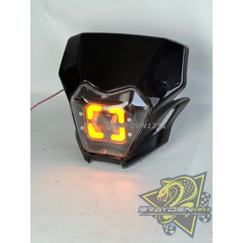 Headlamp klx 230 / Batok lampu klx 230 / lampu depan kx 230 daymaker / Lampu daymaker klx