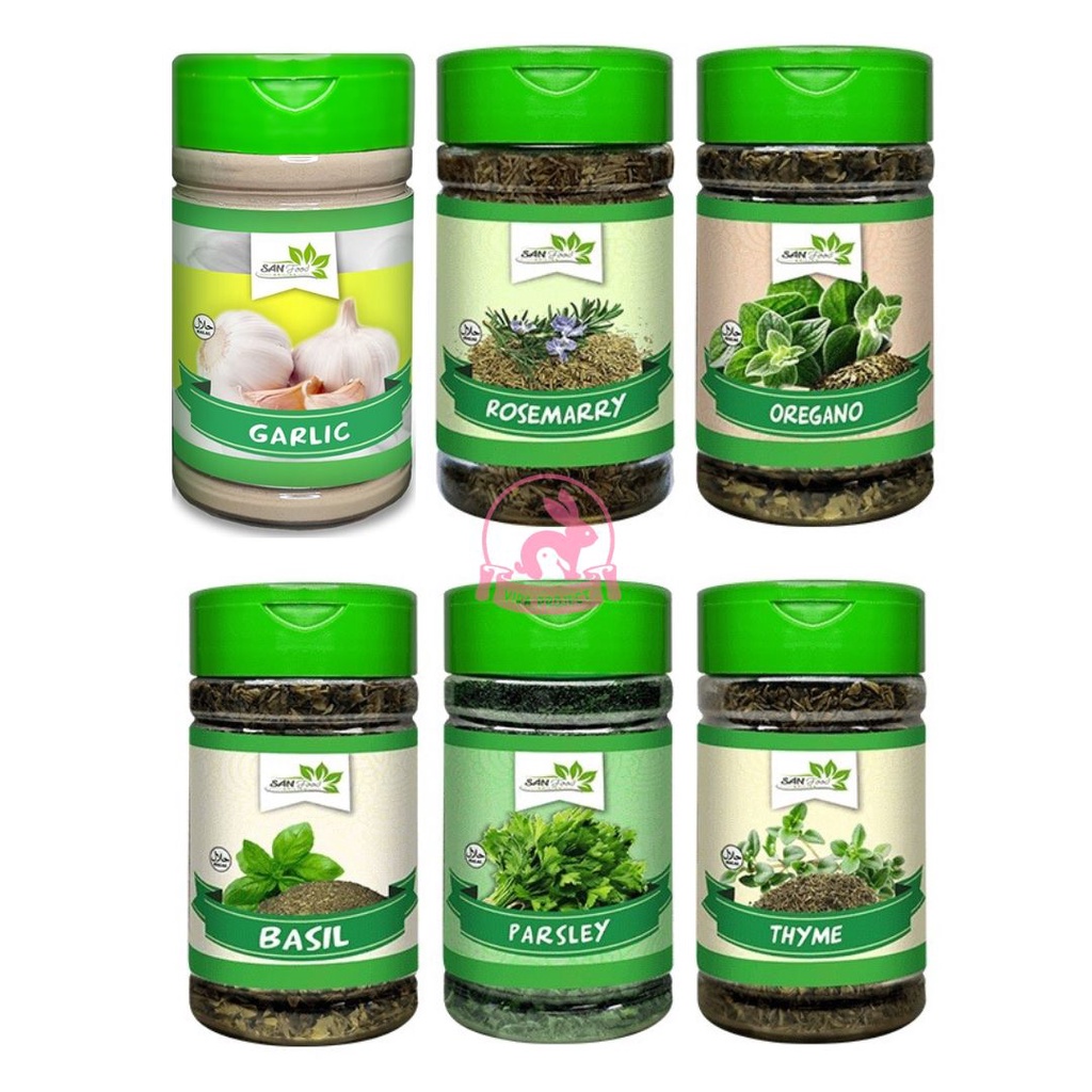 SANFOOD BUMBU HERB / BUMBU HERBA / BUMBU HERB BOTOL 10G