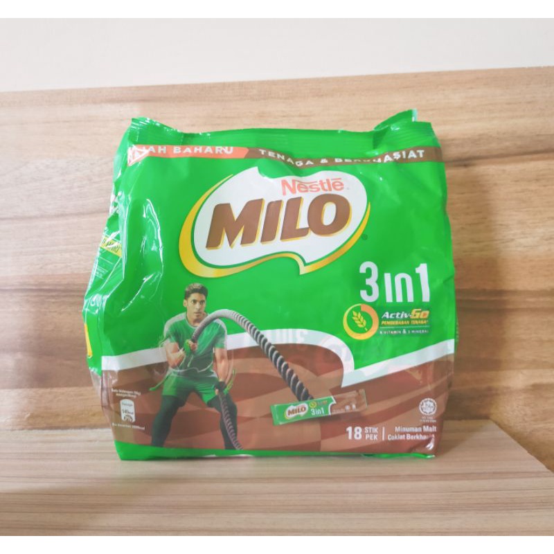 

MILO MALAYSIA 3IN1 SACHET STICK (tanpa free)
